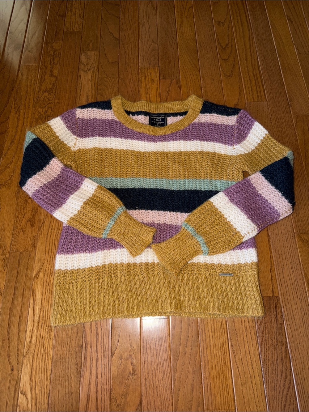 Abercrombie & Fitch Striped Crewneck Sweater